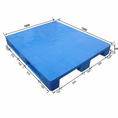 HUADING 1200*1000 Heavy Duty Euro Size Plastic Pallet Durable HDPE/PP Material 22.72kg