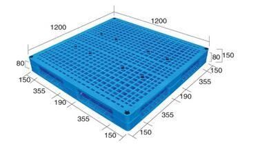 1200*1200 Eco-Friendly Second Hand Heavy Duty Plastic Pallets Suitable for Racking
