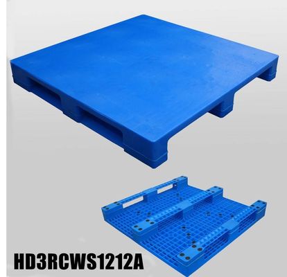 3 Runners Plastic Pallet HUADING Single Face for Hand Forklift and Electric Forklift