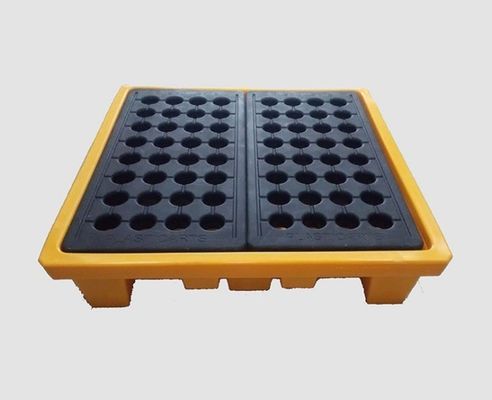 Customer Logo HUADING IBC Spill Pallet Plastic Oil Chemical Spill Pallet for Drums