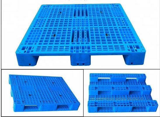 Dynamic Load of 1.5T 1200*1000*150mm Heavy Duty 3 Runners Open Deck EU Plastic Pallet