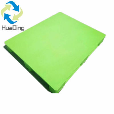 1500kg Dynamic Load Industry Pallet HUADING ISO 9001/14001 Single Face Steel Reinforced EU HDPE Plastic Pallet