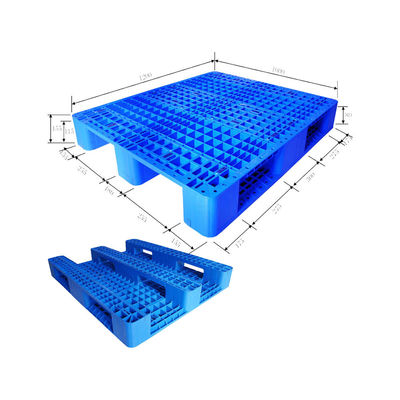HUADING Euro Durable 4 Way Entry Racking Grid Plastic Pallet for Heavy Duty Logistics